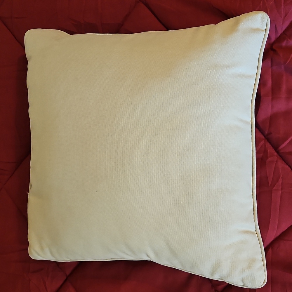 Vintage Floral Tapestry Throw Pillow - Picture 2 of 4